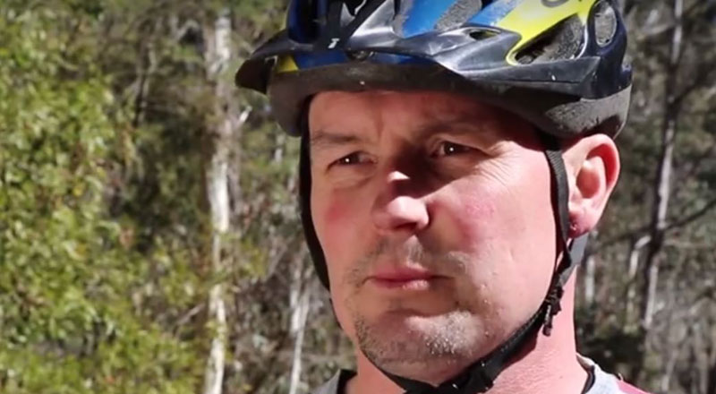 Concerned Mountain Biker